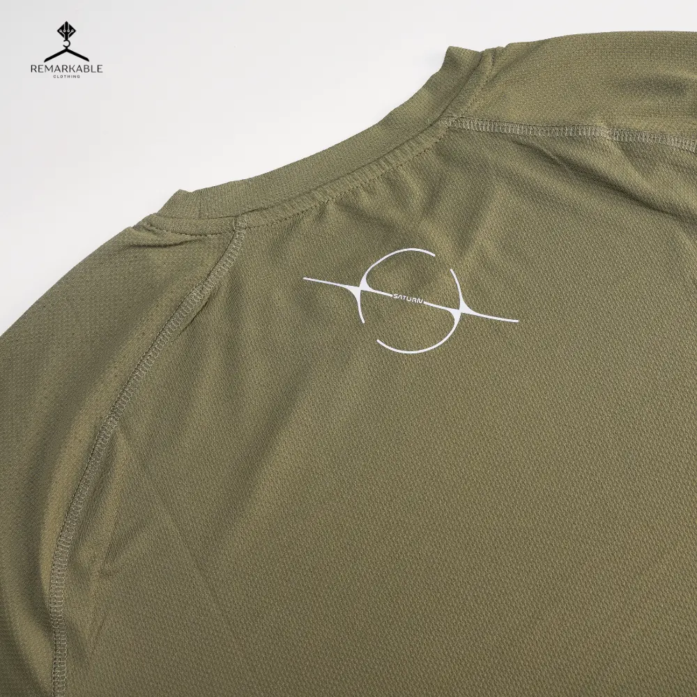 SATURN Compression Sports Tshirt St1 Olive image 3