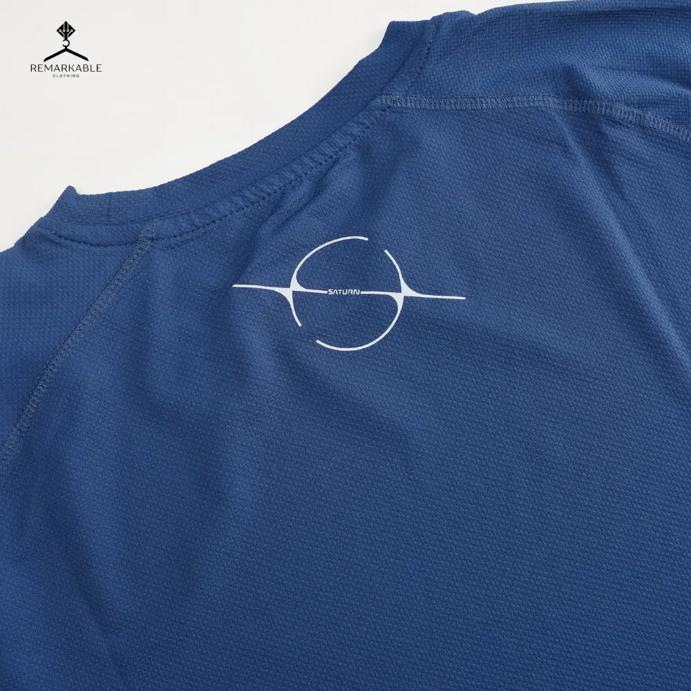 SATURN Compression Sports Tshirt St1 BLue image 3