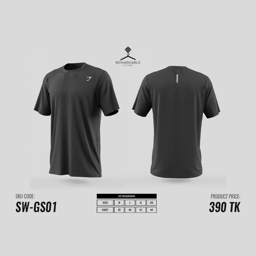 .Original Export Mens T-Shirt GS1 Black