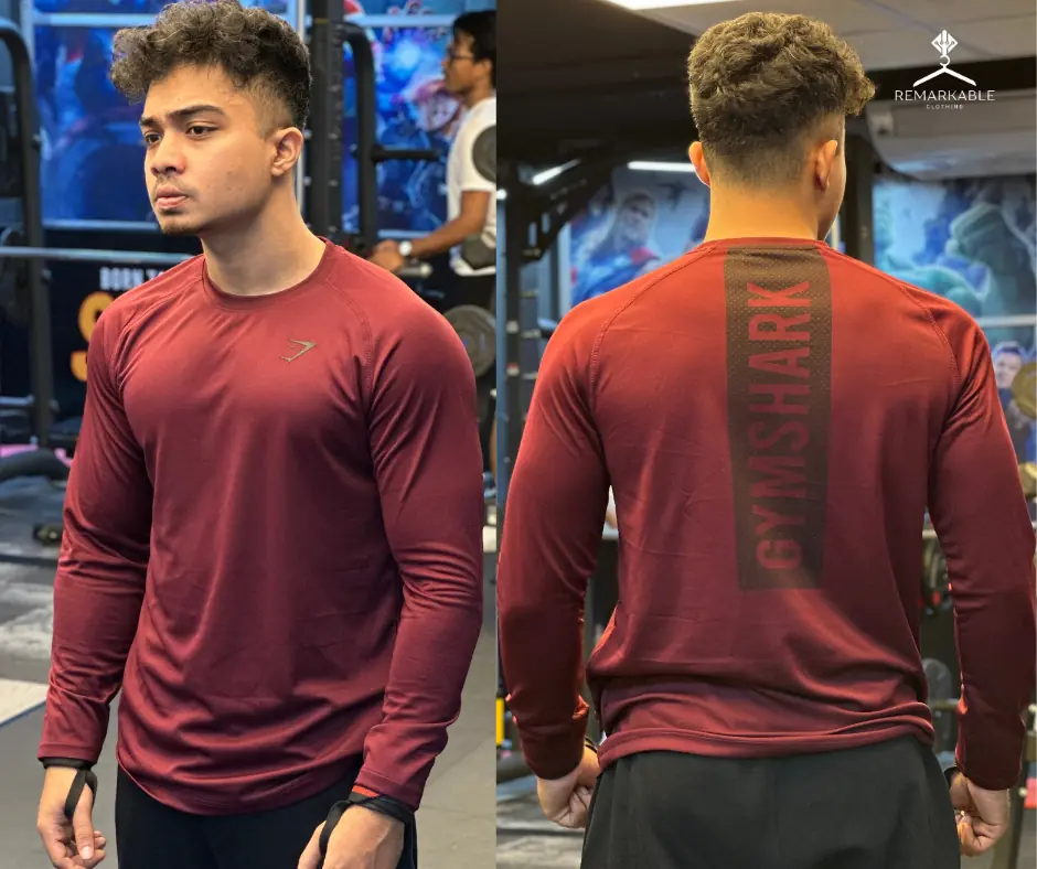 .Dry-Fit Activewear Long Sleeve T-Shirt Gsf1 All Colors image 2