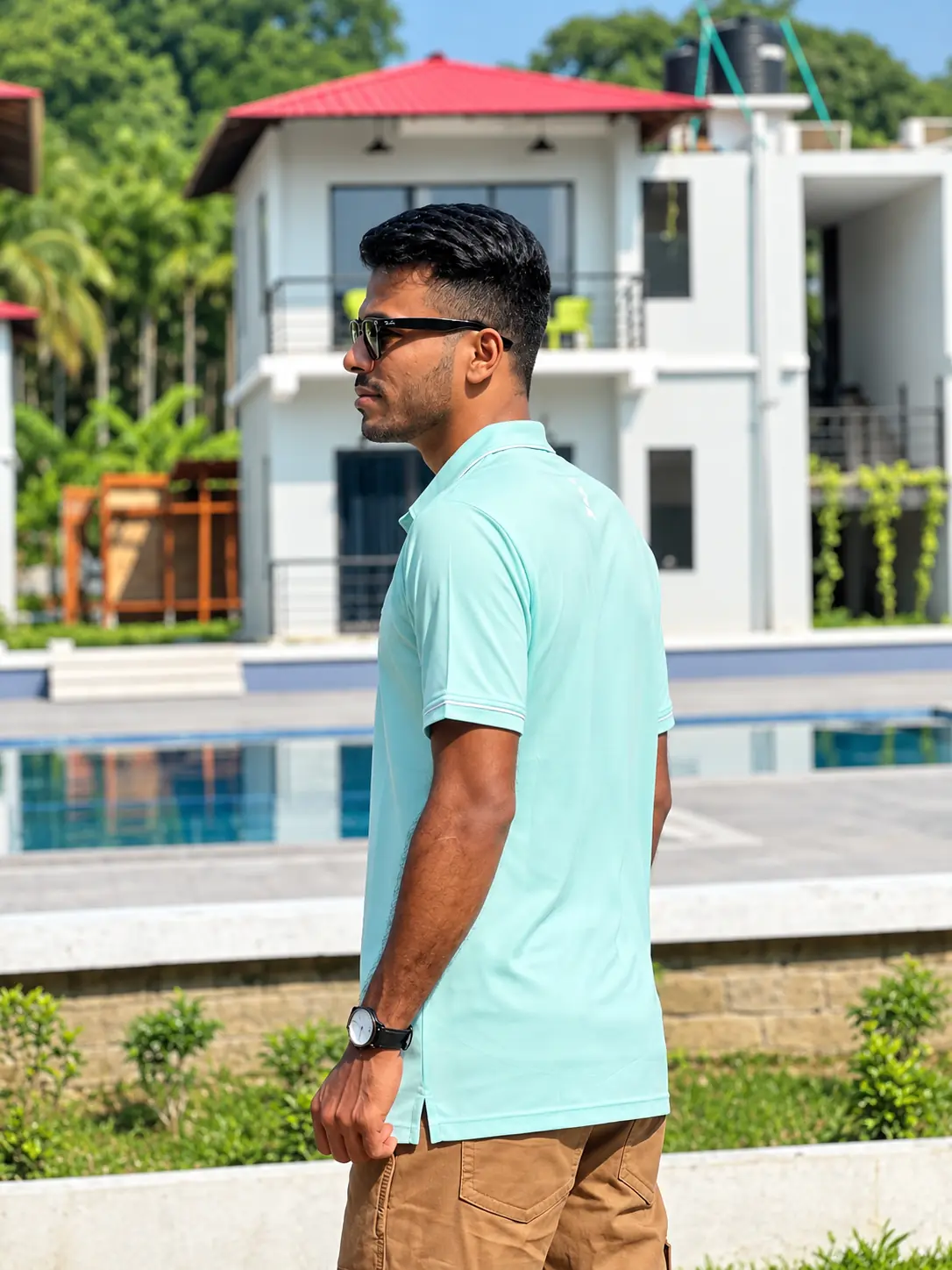 Authentic Soft Fabric Polo Shirt Dp1 Pastel image 2